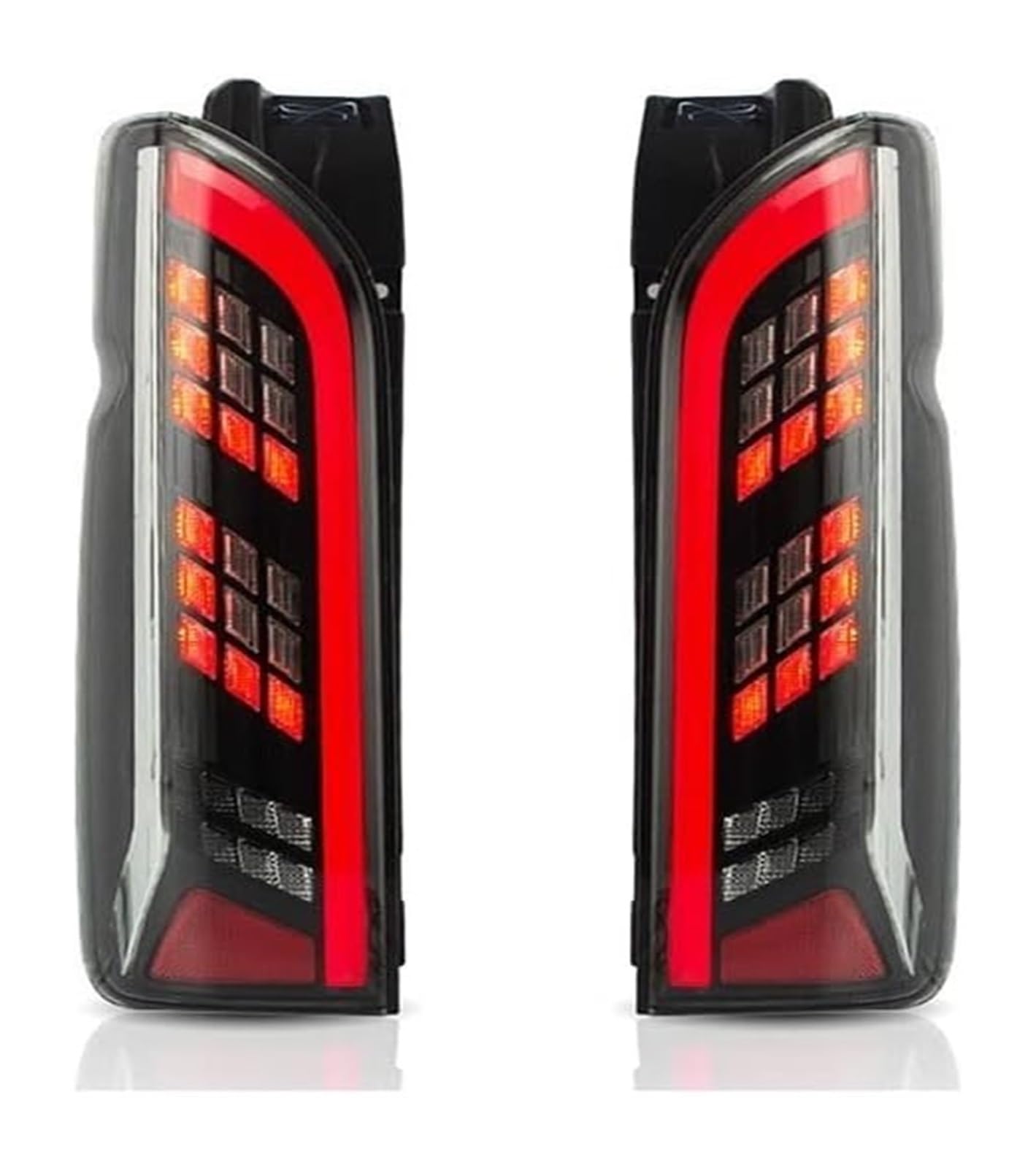 Ciloc Para Toyota Para Hiace 2005-2018 Luz Trasera Coche Freno Trasero Lámparas Señal Luces Marcha Atrás Conjunto Lámpara Modificada Luz Intermitente Retrovisor Lateral
