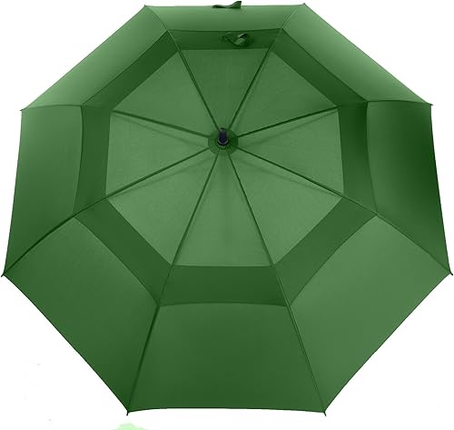 Miniatura 36 de SIEPASA Paraguas de golf grande de 62/68/72 pulgadas, paraguas de golf de apertura automática, extra grande, doble toldo ventilado, resistente al