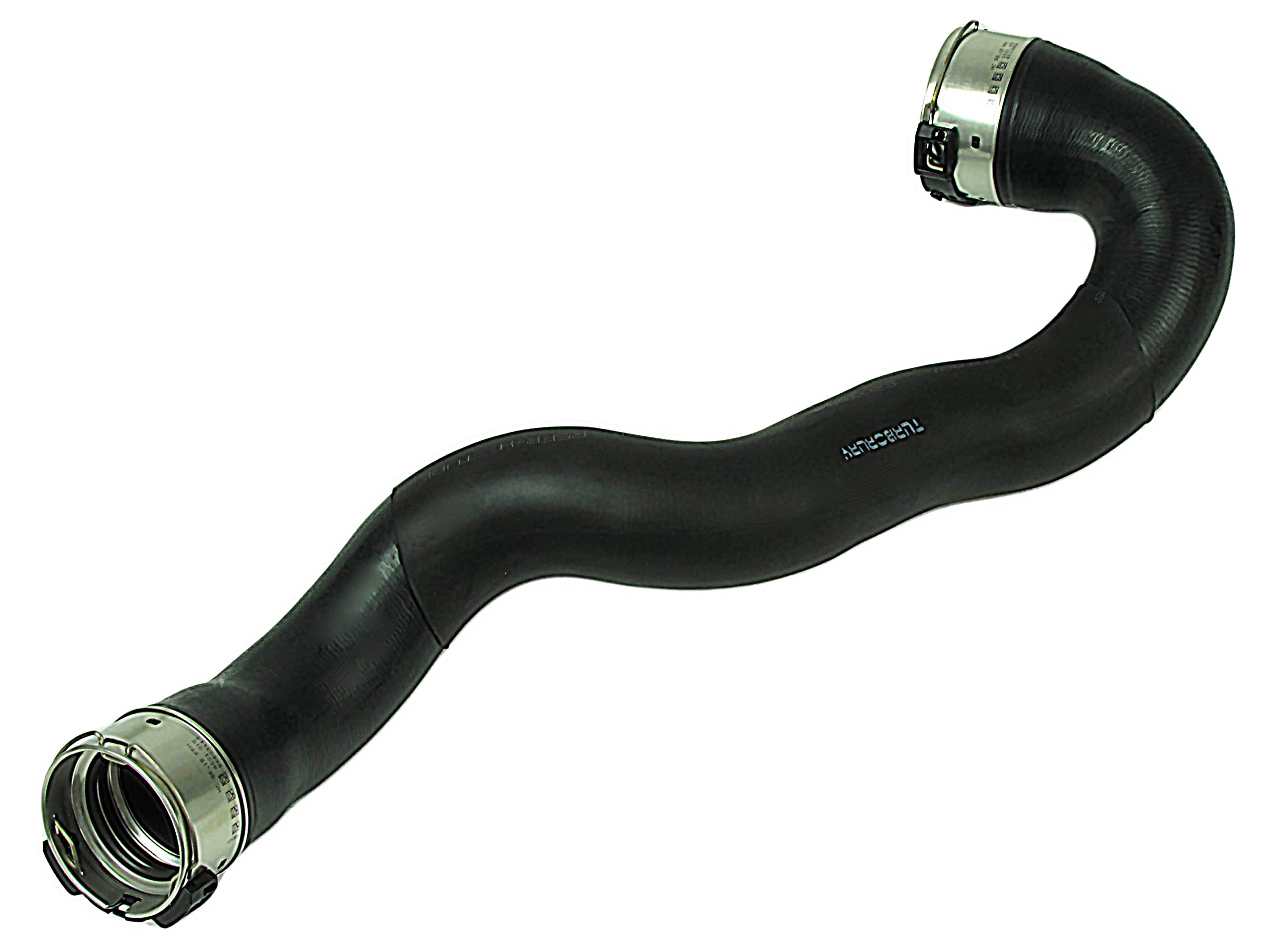 Tubo Intercooler di Ricambio Compatible con Opel Astra J 1.7 CDTI NBR-CR Gomma Kevlar Rinforzato Attacco Rapido Diametro Interno 60/65mm Spessore 5mm