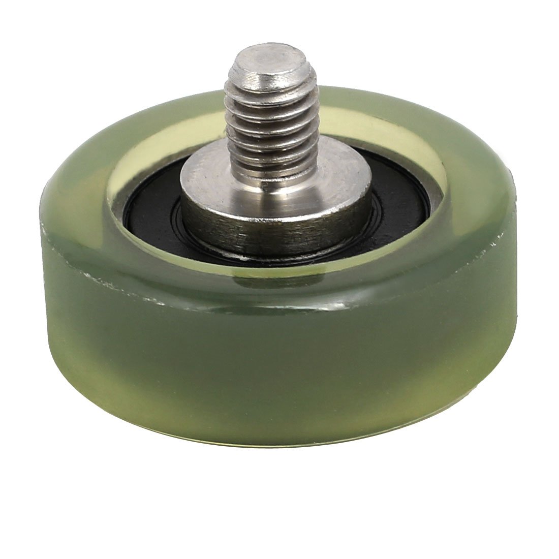 Aexit M6 x Material handling 8mm Thread F Type Idler Bearing Pulley 8mm x 30mm x 11mm Model:43as228qo143