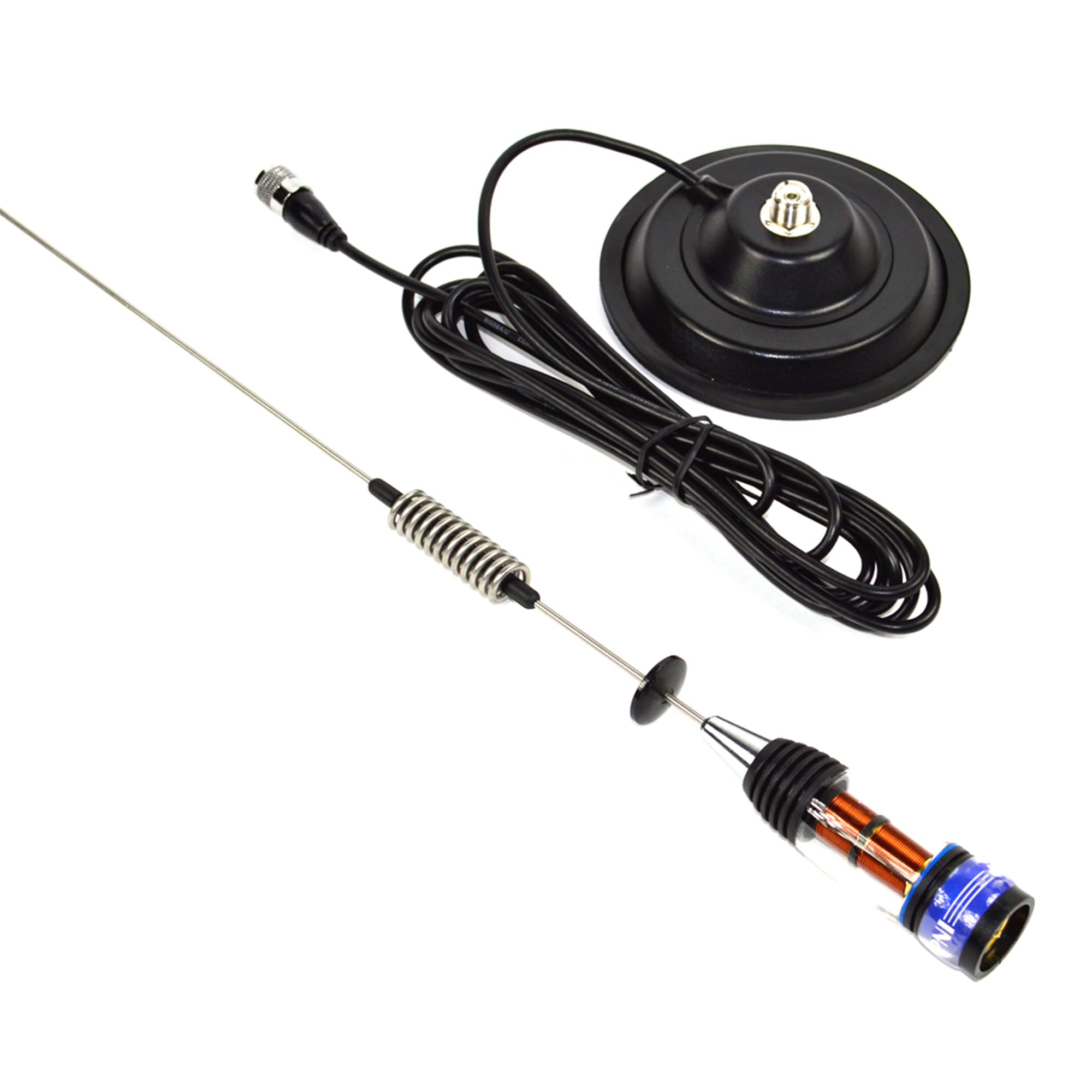 PNI Escort HP 5500 - Stazione radio CB + antenna PNI ML70 CB, con base magnetica da 145 mm