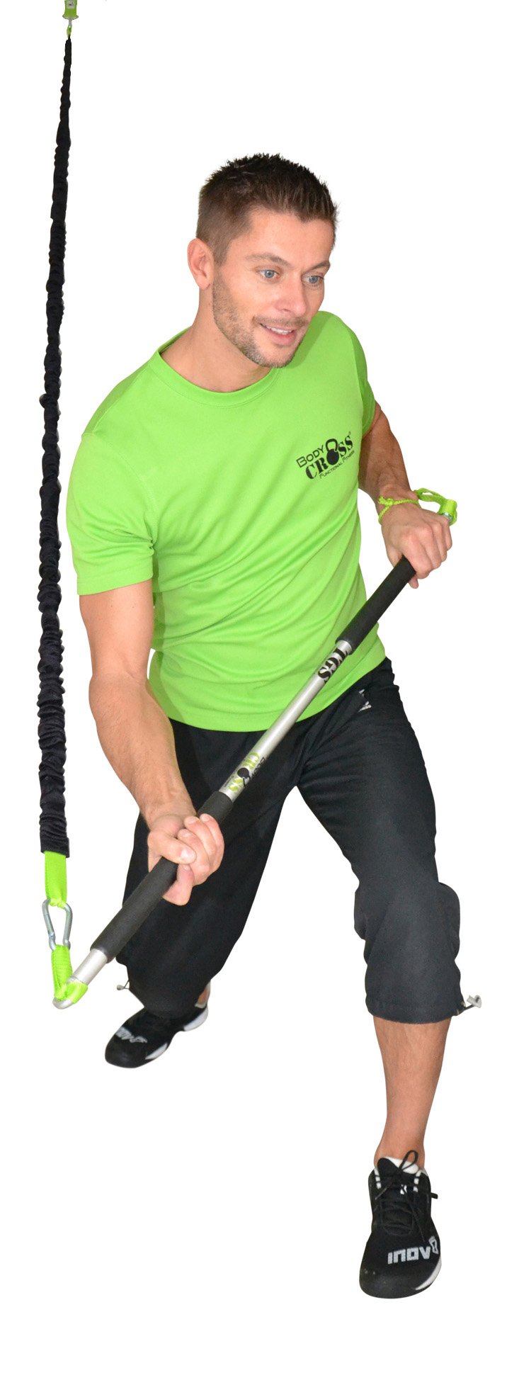 BODYCROSS Barre Rip Trainer qualité Salle de Sport | Innovation Allemande - en 3 pièces