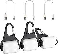 Vista 8 de Dog Lights for Night Walking, Clip on Dog Collar Light - 3 Modes, USB-C Rechargeable, IP65 Waterproof, LED Safety Light for Running, Camping