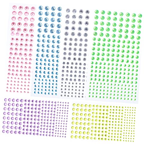 Buying Guide Mipcase 12 Sheets Self Adhesive Gem Stickers Gems