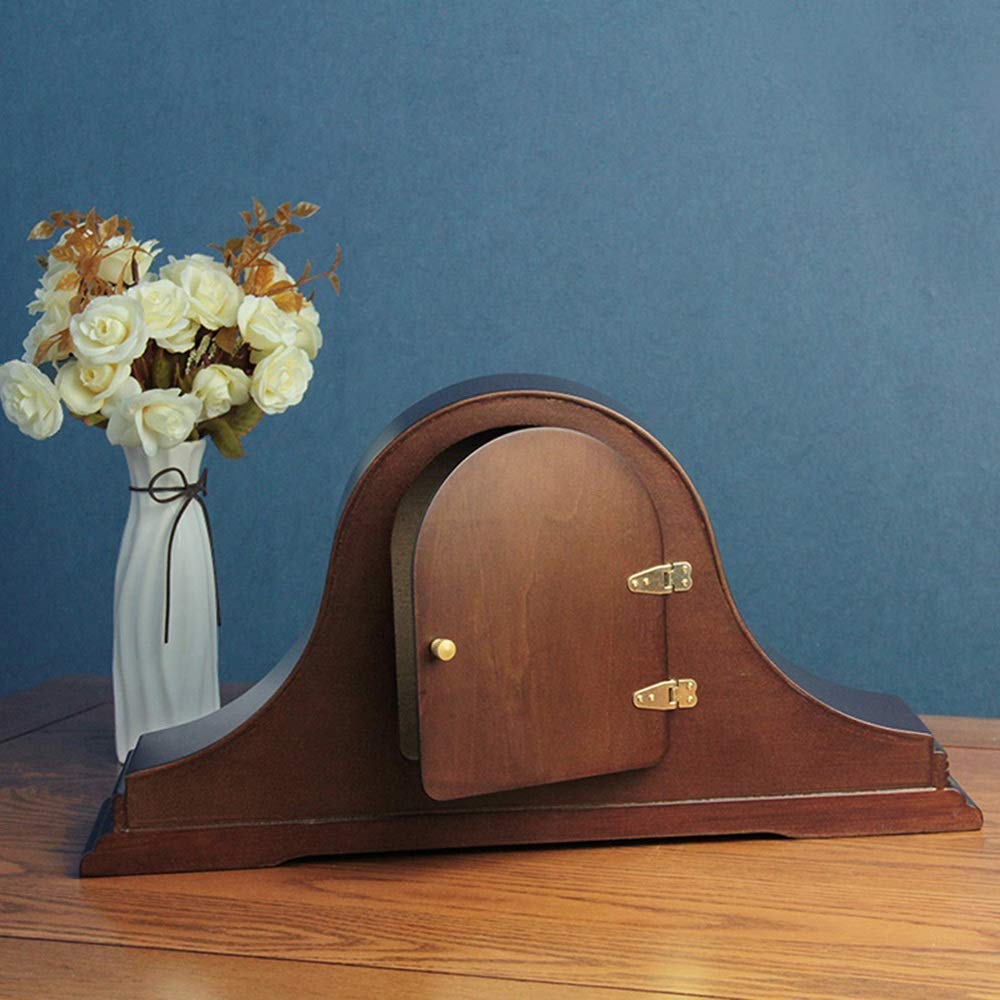 Orologio Da Mensola ESGT - Vintage, Movimento Silenzioso, A Batteria, Per Casa - Foto 13