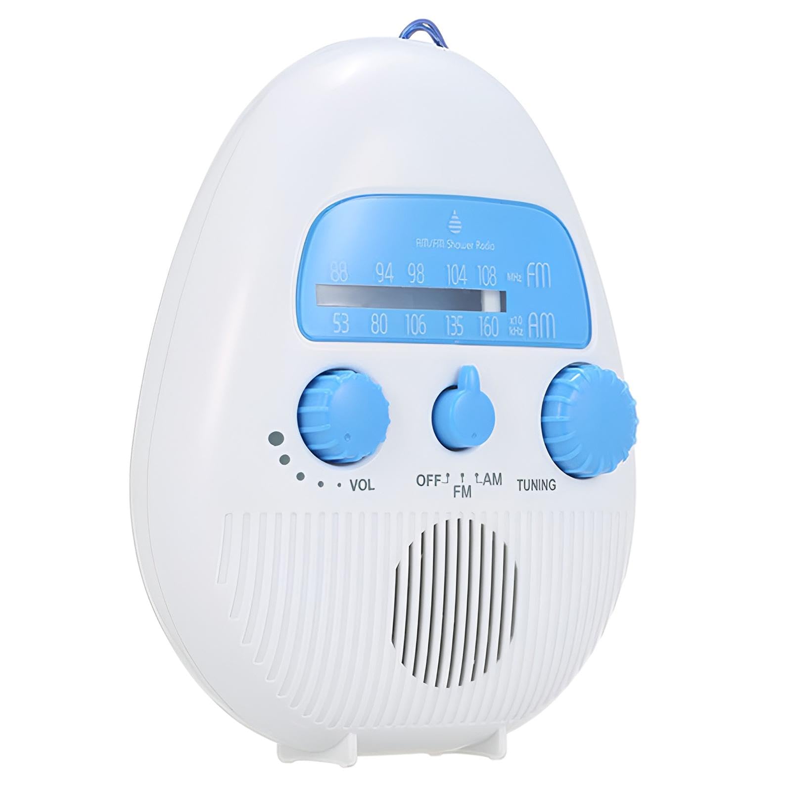 Radio de Poche Am FM,Radio de Douche Am FM Portable,Radios de Poche Radio personnelle | Conception de Bouton de Haut-Parleur intégré récepteur FM et Am Son Clair pour Hommes Femmes