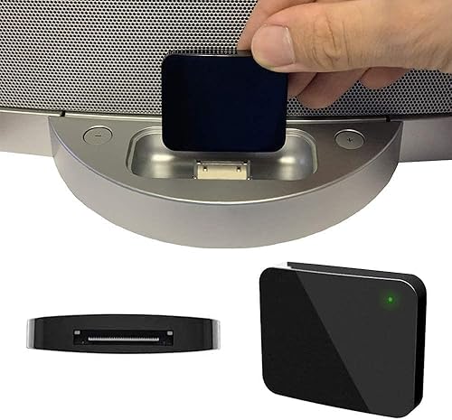 Adaptador Bluetooth de 30 pines, adaptador de audio estéreo inalámbrico de 30 pines, receptor de música Bluetooth 5.0 para Bose Sounddock II 2 10