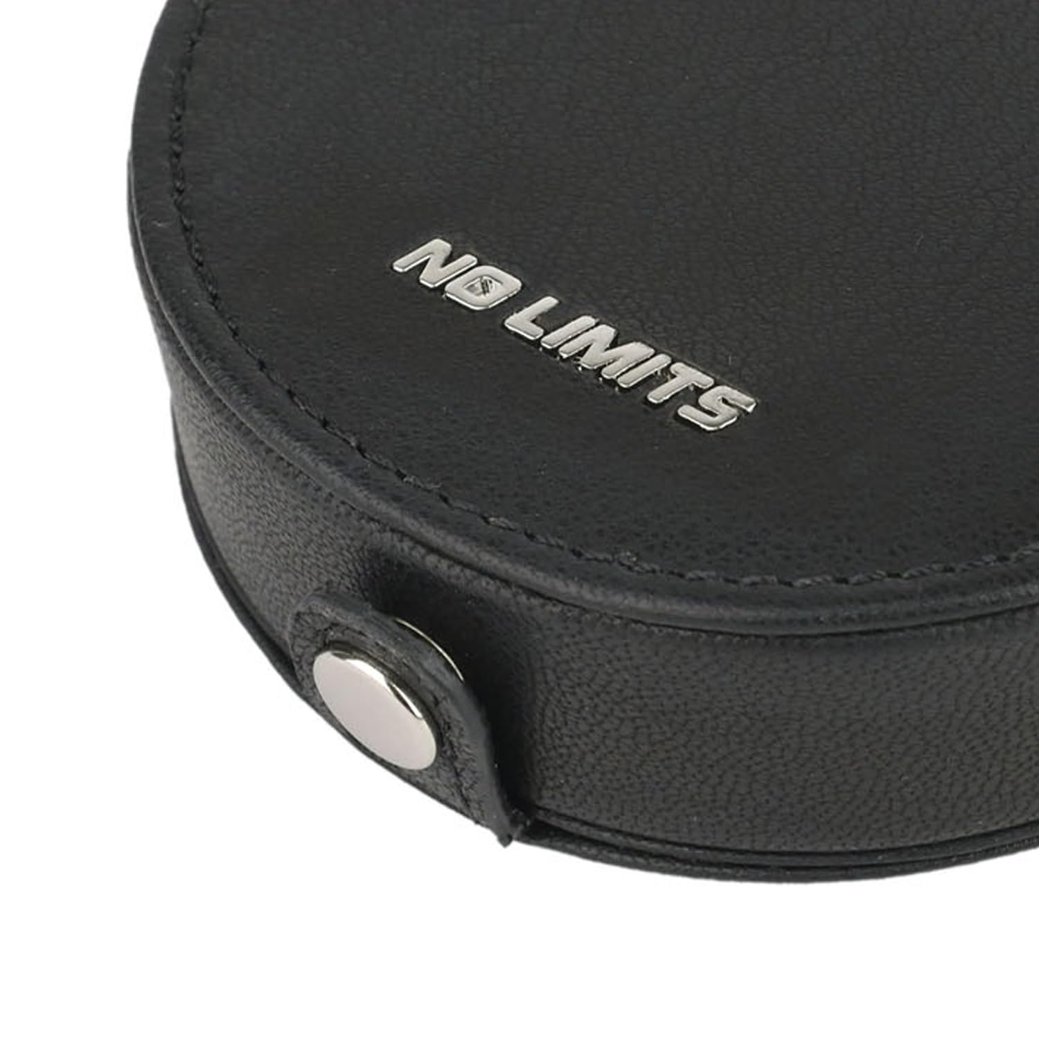 No Limits Talon porte-monnaie en cuir véritable, homme et femme, fermeture à bouton, sac porte-monnaie, avec boîte, Noir , Moderne