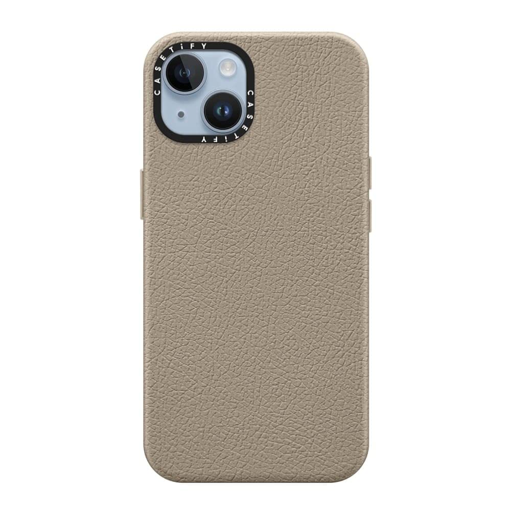 CASETiFY スマホケース iPhone 14 ProMax グレージュ Amazon.com: CASETiFY iPhone 14 Pebbled Case [4.9ft Drop