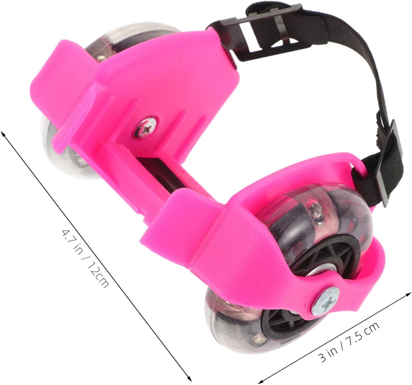 2pairs Boys and Girls Roller Skates Adjustable Training Roller Skates Glow Wheels Comfortable Shoes for Outdoor Sport