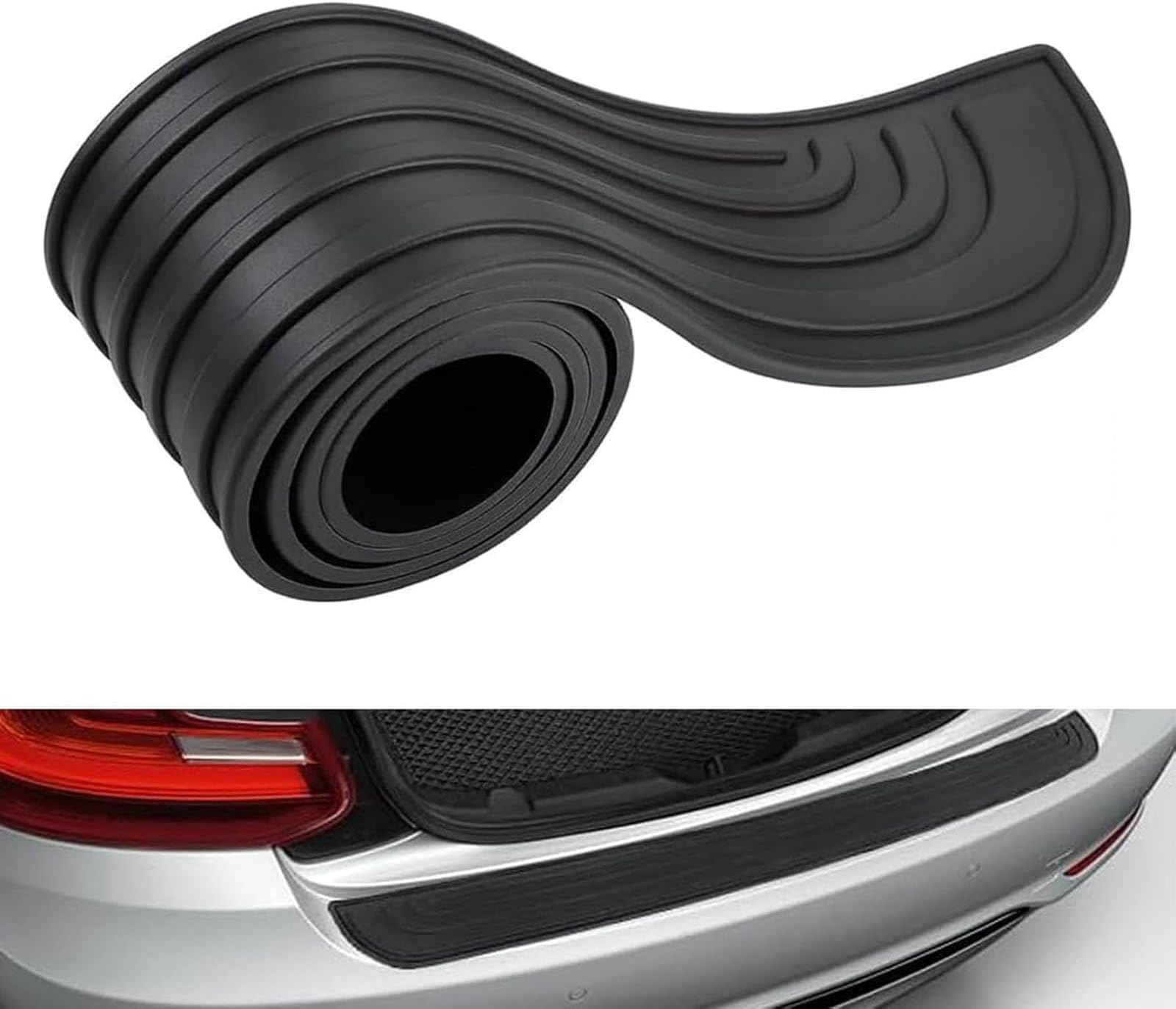 Car Boot Entry Sill Protection Strip, Scratch-Resistant, Compatible with Audi RS 7 RS 6 RS 4 RS 5 RS 3 RS e-tron GT, 90 cm (35 in) Sedan