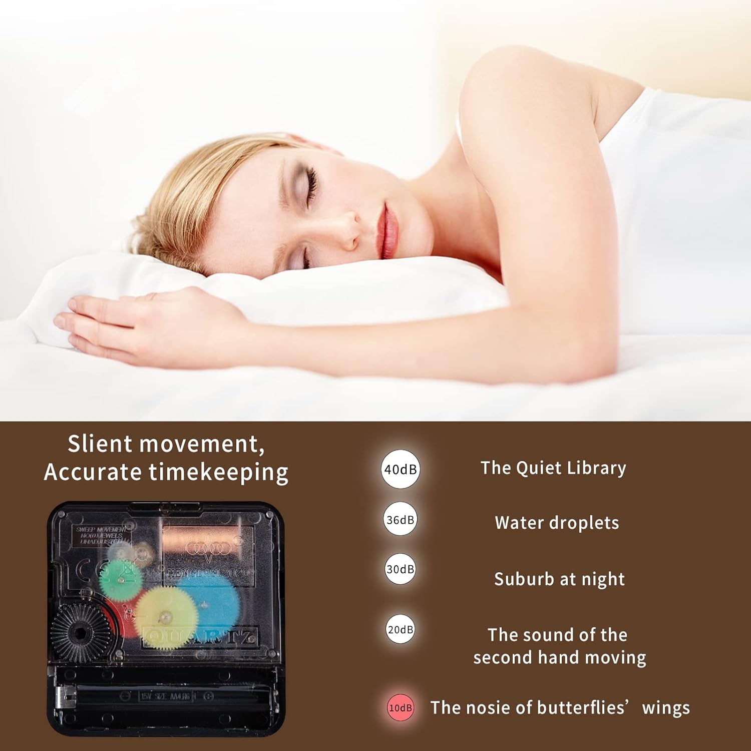 Wall Clock 12 inch Battery Operated Silent Non-Ticking Glow in The Dark Clocks Analog Small Digital Night Light Up Neon Outdoor Clocks for Living Room Bedroom Kitchen Bathroom Home Decor