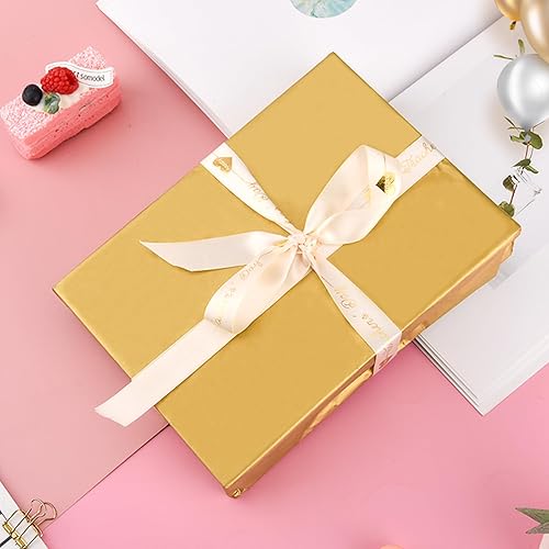 Miniatura 5 de Papel de seda dorado para bolsas de regalo, 30 hojas de papel de seda de regalo dorado, papel de embalaje a granel para bodas, cumpleaños, proyectos
