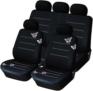 VICASKY Capas De Assento De Carro Para Automóveis Capa De Banco Dividida Tipo Split De Carro Conjunto De 9 Peças Capa De Assento De Banco Acessórios Automotivos Universais Para Todas As