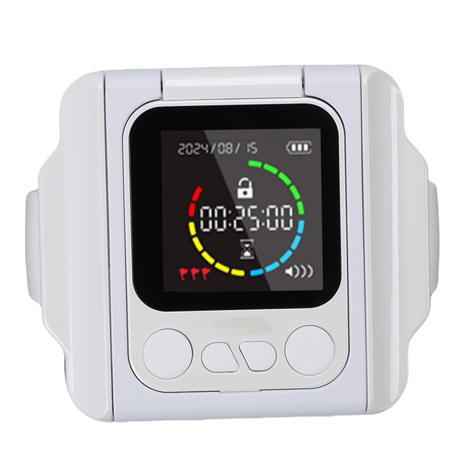 Luocute Cassetta di Sicurezza per Telefono Portatile con Timer di Autocontrollo, Armadietto per Cellulare per Consentire Agli Studenti di Concentrarsi Sullo Studio, Ridurre il Tempo (WHITE)