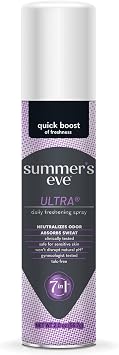 Summers Eve Ultra Daily Feminine Spray with Talc-Free, Odor-Neutralizing and Sweat-Absorbing Formula, 2 Oz