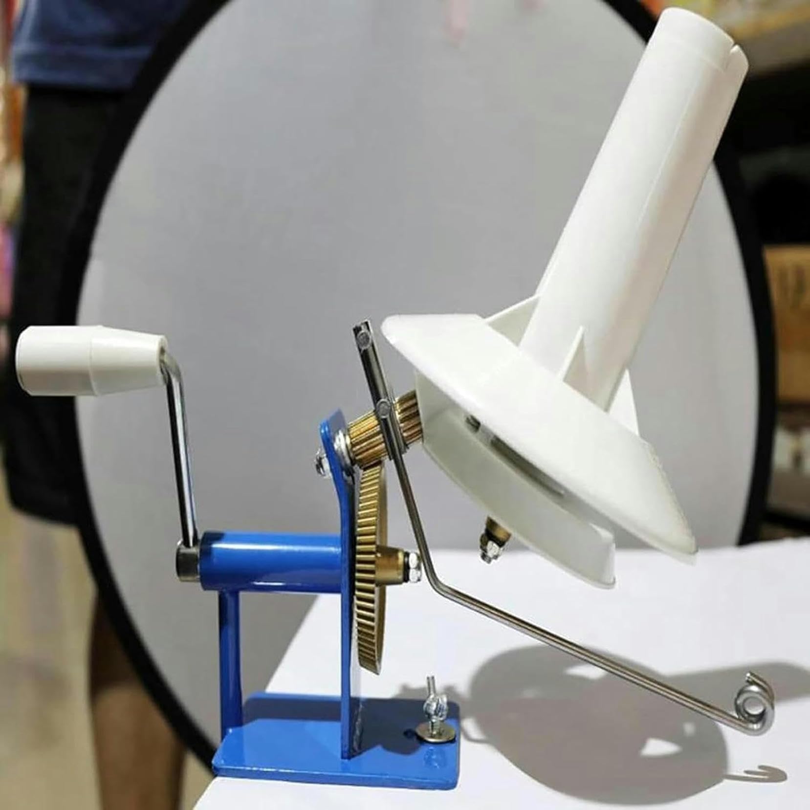 Máquina De Bobinado De Bola De Hilo, Máquina De Devanado De Hilo Manual, Fácil De Configurar Y Usar, Adecuado para Hilo Metálico, Lana, Cuerda, Bolas De Hilo De Nylon