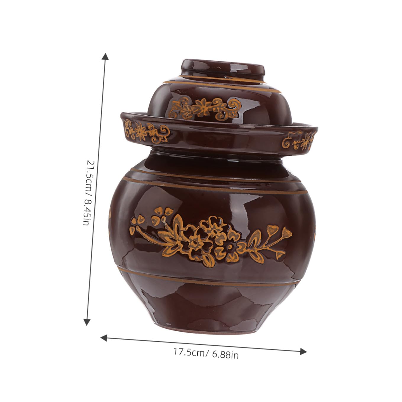 Cabilock 1 Pc Altar De Kimchi Contenedores De Comida Contenedores De Alimentos Tarros De Cristal Tarros De Boca Ancha Frasco Terrario Terrarium Vidrio Cerámica Tarro De Almacenamiento