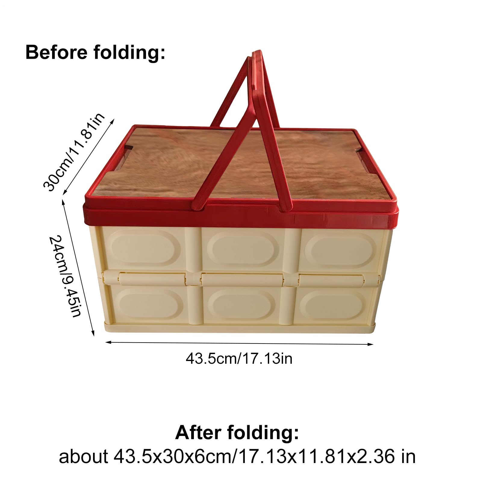 Pojemniki Do Przechowywania Dekoracji Świątecznych 30 l Składany z | Składane Pudełko Do Przechowywania Ozdób Świątecznych Do Ubrania Wianki Zabawki Koce Dekoracje Imprezowe Dom Mieszkan