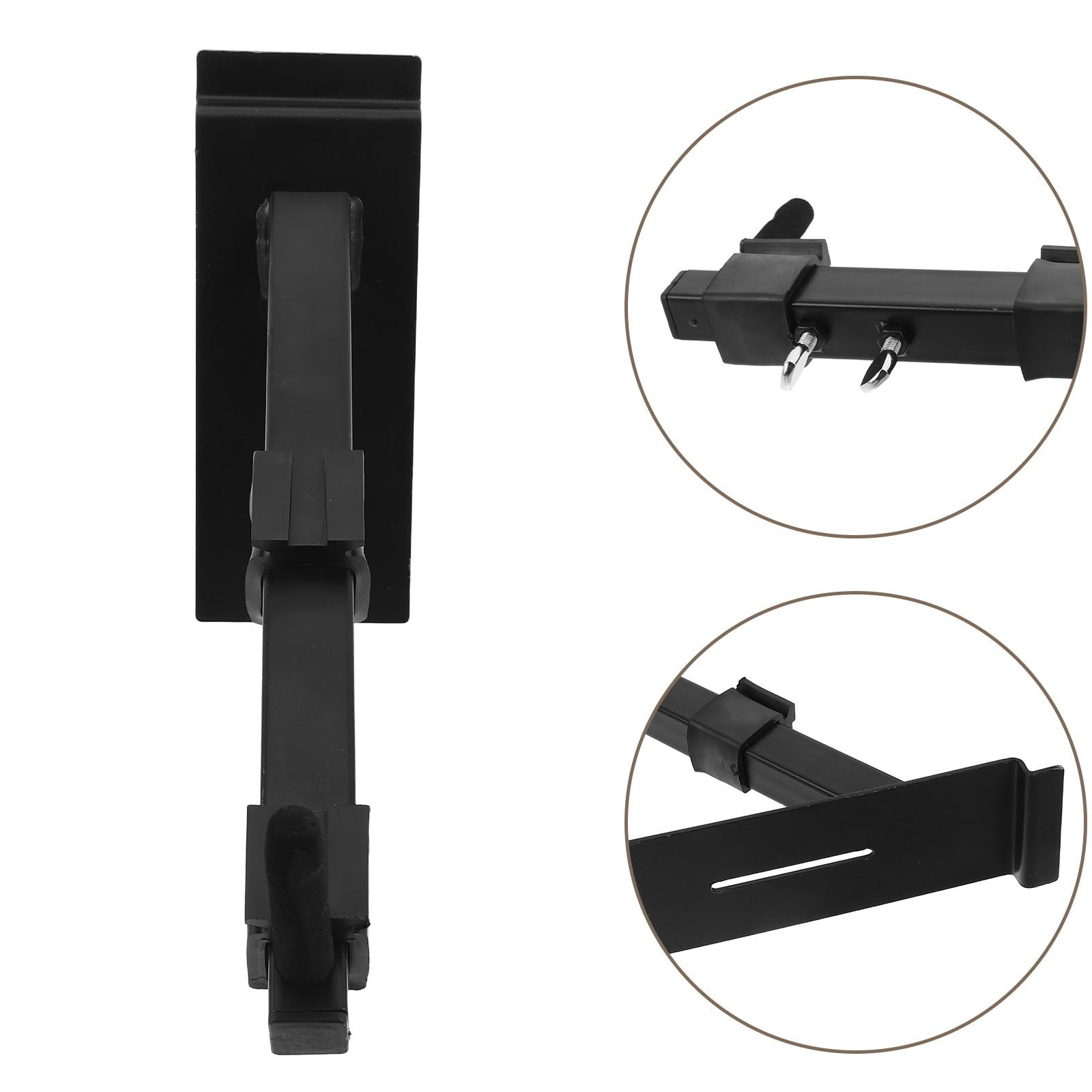 Levemolo Supporti per tastiera musicale con gancio e piastra scanalata, 1 paio, accessorio per strumenti musicali per esercitazioni in musicale