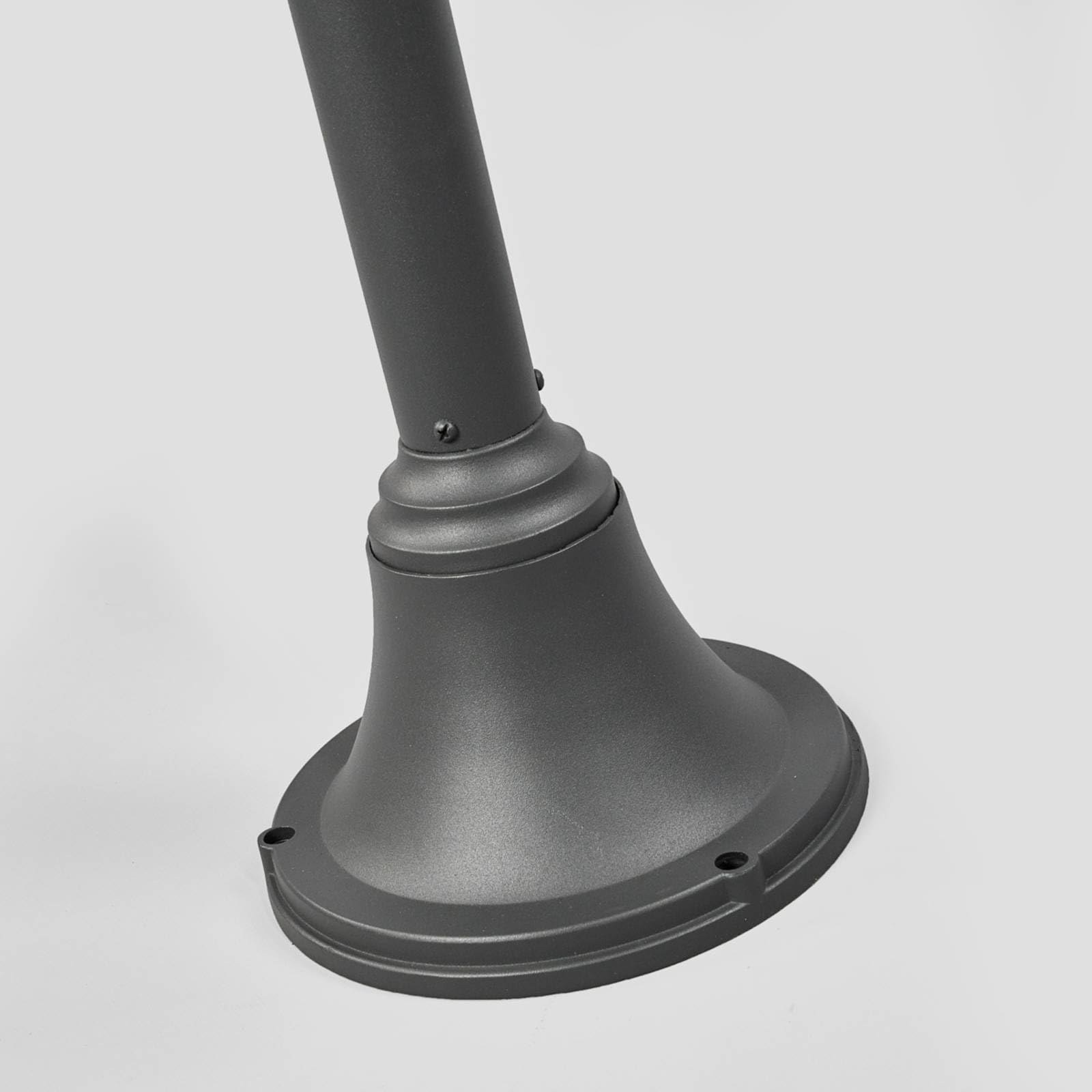 Lindby Lampione da esterni dimmerabile (Moderno) colore Nero, in Alluminio Candelabro lampada