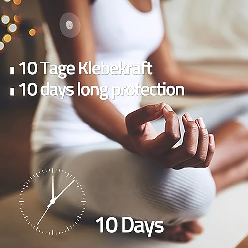 Miniatura 4 de Parches adhesivos precortados para Dexcom G7  Paquete de 20  Parches impermeables y transparentes durante 10-14 días, cubierta de sensor de monitor