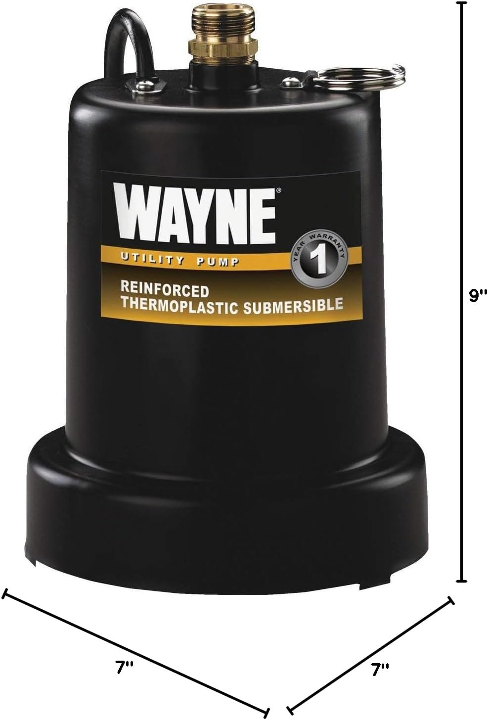 WAYNE TSC130 Pump dimensions