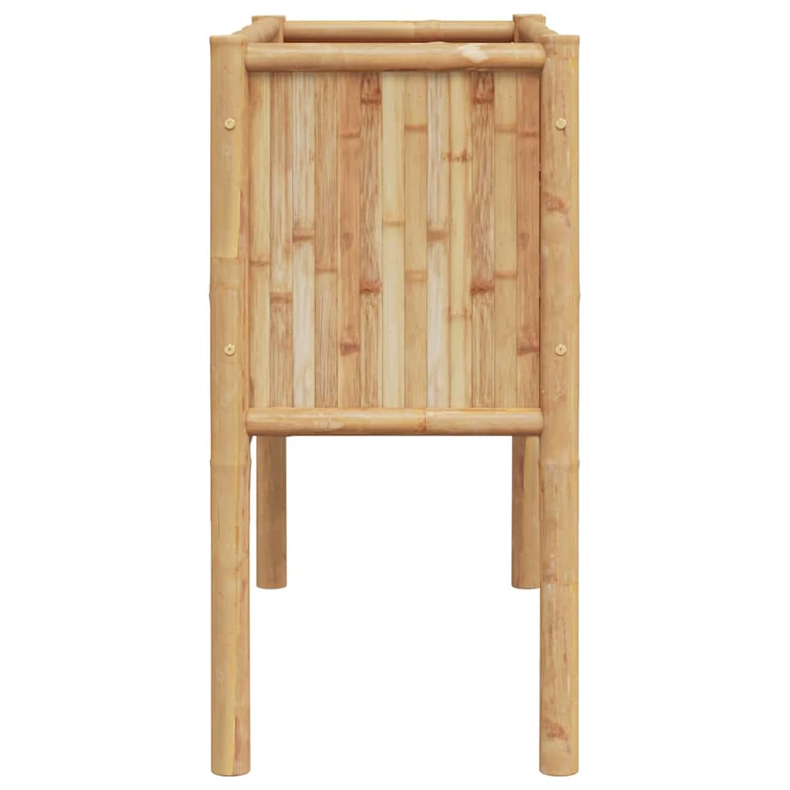 Geecher Letto Rialzato, per orto e Giardinaggio, 90 x 35 x 70 cm, bambù, Letto rialzato da Esterno per Fiori e Piante