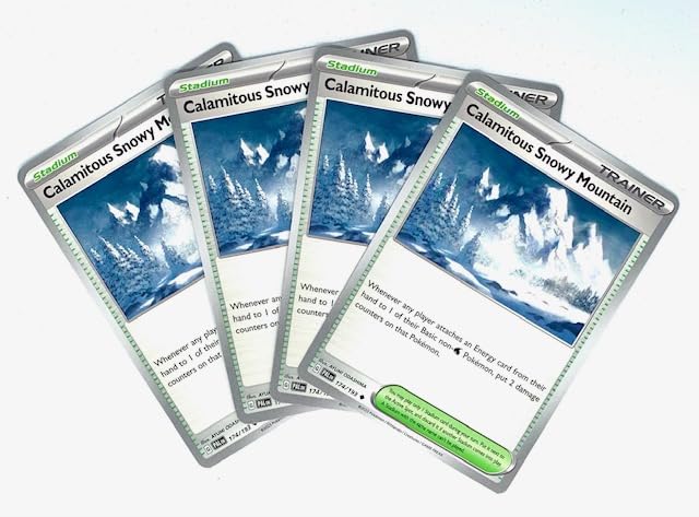 Calamitous Snowy Mountain 174/193 - Paldea Evolved - Pokemon Stadium Trainer Card Set - Playset