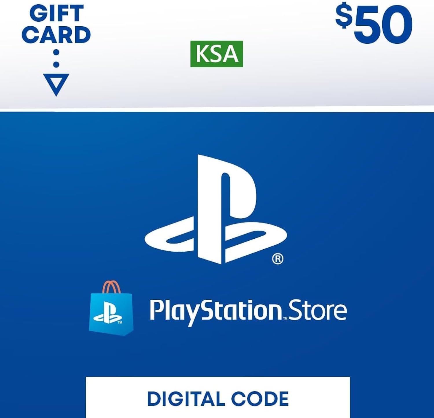 PlayStation Network Top up Card 50 PSN KSA Account [Digital Code