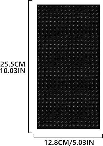 Miniatura 8 de EKIND 4 placas base de construcción clásicas de 5 x 10 pulgadas, compatibles con bloques de ladrillo de construcción, todas las principales marcas