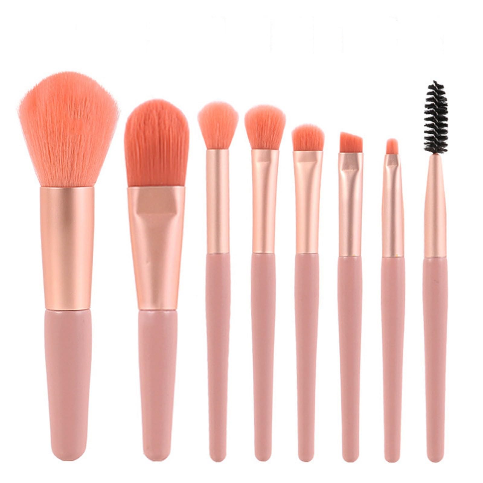 8 PCS Makeup Brush Set, Foundation Make up Brushes for Concealers Eye Shadows, and Blush, Premium Synthetic