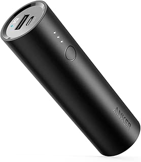 Anker PowerCore 5000 (5000mAh 最小最軽量 スティック型 モバイルバッテリー) 【PSE認証済/PowerIQ & VoltageBoost搭載】iPhone/iPad/Xperia/Android各種他対応 トラベルポーチ付属(ブラック)