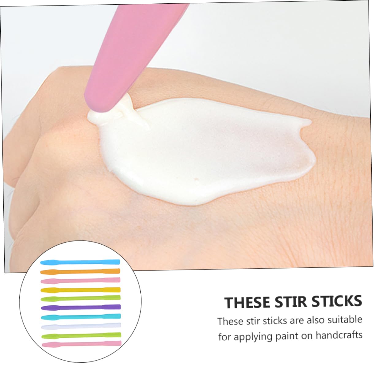 Healeved 30piezas Varillas De Para Faciales Espátulas De Para De y Lociones De Para Personal y Profesional