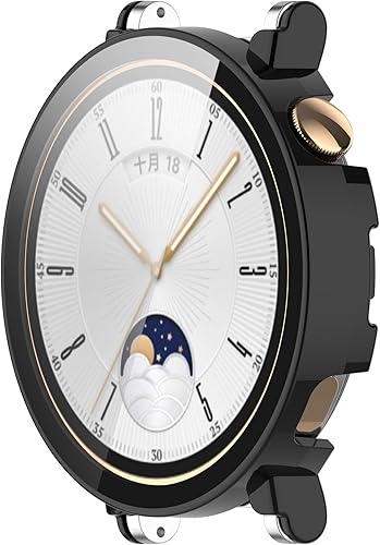 Miniatura 2 de Funda protectora de pantalla compatible con Huawei Watch GT4 de 1.614 in, protector de pantalla para Huawei Watch GT4 de 1.614 in PC+vidrio templado