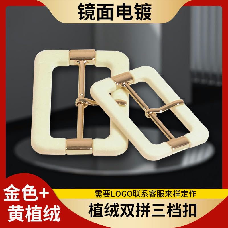 Juego de 10 Hebillas para cinturón Cubiertas de Tela, tamaño Interior de 30/40/50 mm, Hebillas deslizantes de Repuesto con Pasador para Mochila, Cortavientos, Collares para Mascotas