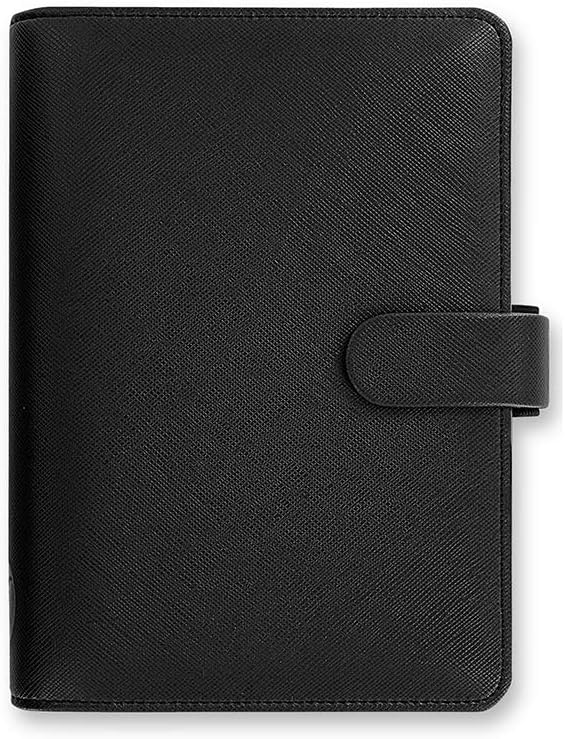 Personal Saffiano Organiser - Black