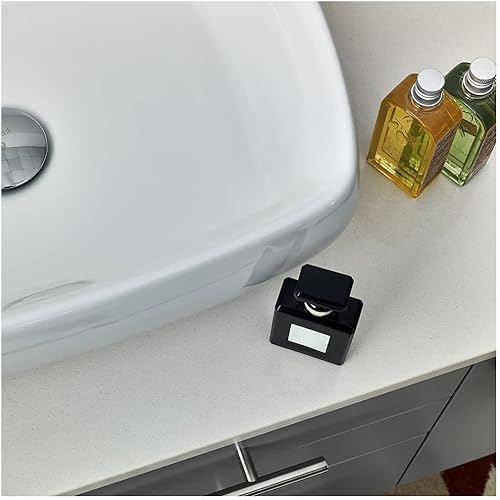 Miniatura 4 de Fresca Lucera - Armario de baño moderno para colgar en la pared blanca de 48 pulgadas con parte superior y fregadero