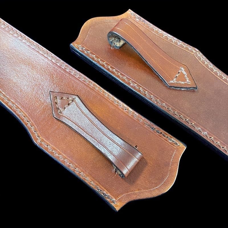 1PC Knife Sheath with Belt Loop, Leather Protective Cover Fits for Kitchen Chef Outdoor