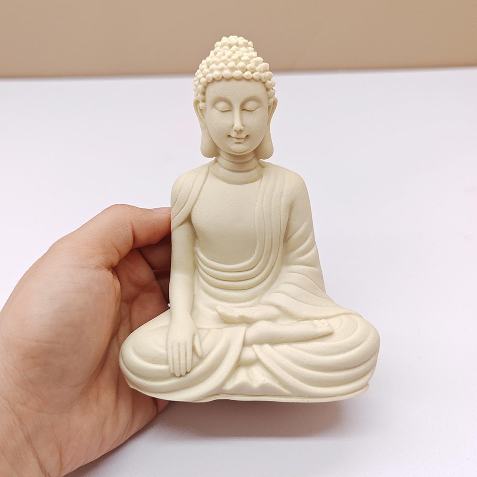 Stampo in silicone a forma di Buddha per la produzione di sapone stampi per fare a mano forniture Buddha stampo