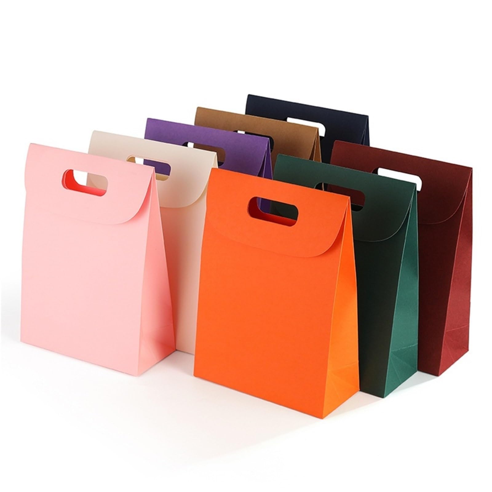 Bolsa Regalo 10 Piezas Caja De Regalo De Papel De Color