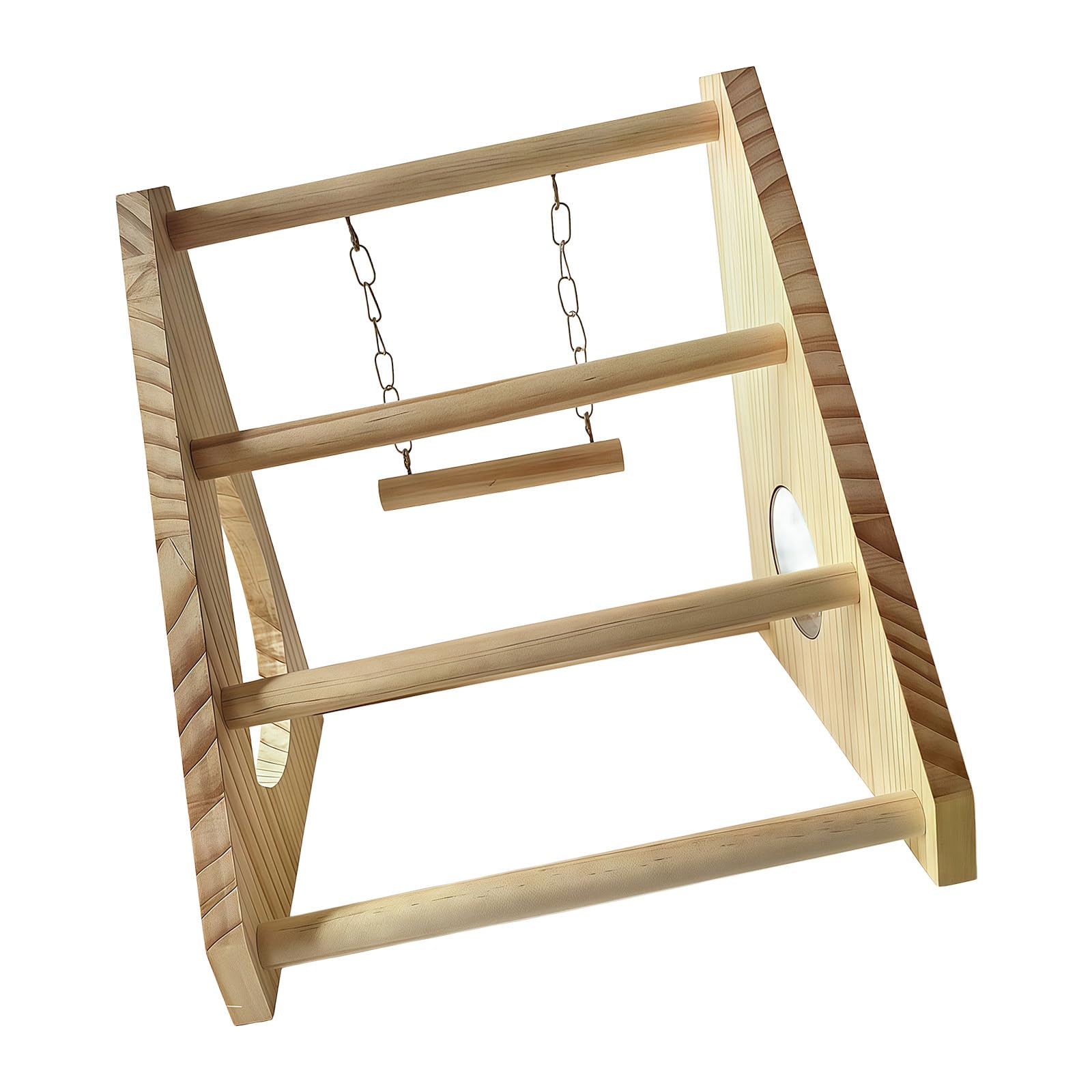 Perchoir pour volaille non rotatif en bois pour croissance saine
