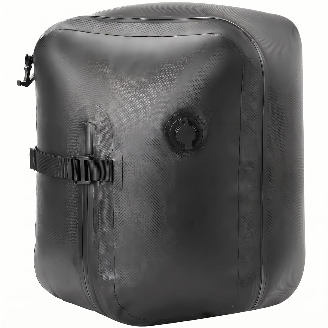 Bolsas de compresión de viaje, bolsas de vacío impermeables para equipaje, color negro