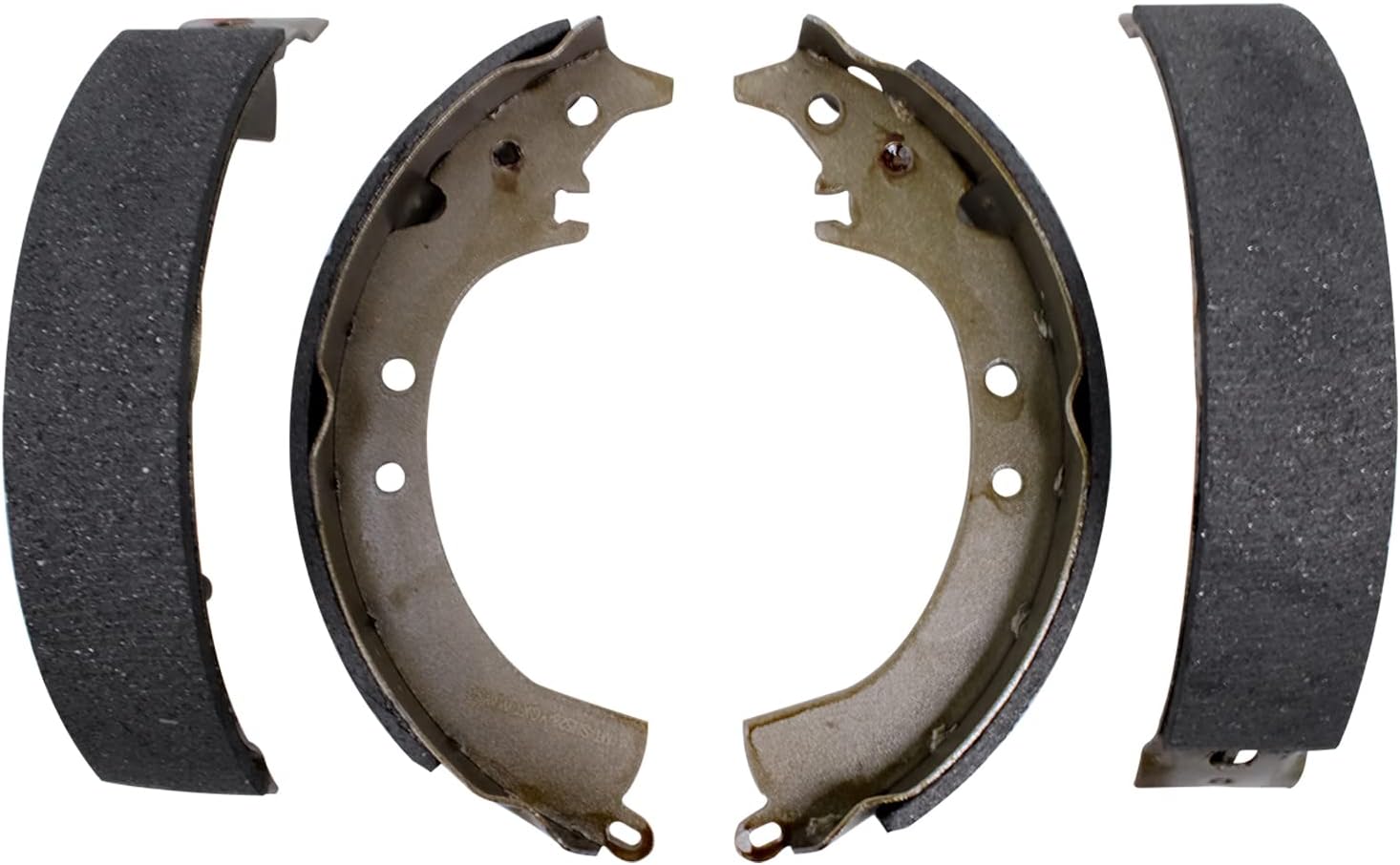 Detroit Axle - Rear Brake Shoes for 1987-2004 Toyota Camry 1999-2003 Solara 1996-2002 RAV4, Semi-Metallic Brake Shoes Replacement
