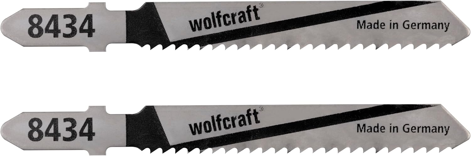 Wolfcraft 2 Jigsaw Blades T-Schaft 8434000 53 MM HSS