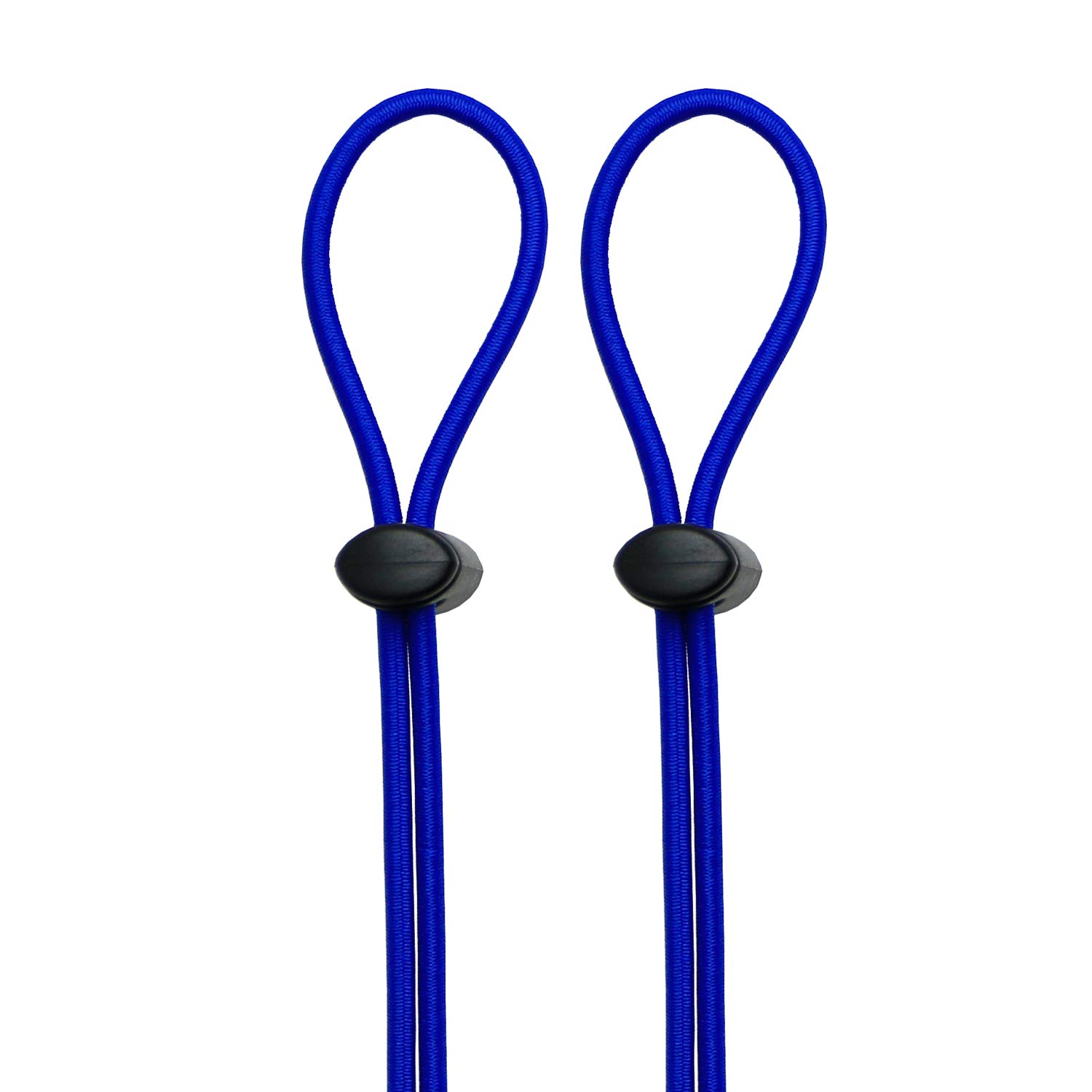 3asyglide Swimming Goggles Bungee Strap Rope Buckle Tighter to Strengthen The Elastic Rope Buckle not Easy to Trip (Solid Blue (2-Pack)) — image 1