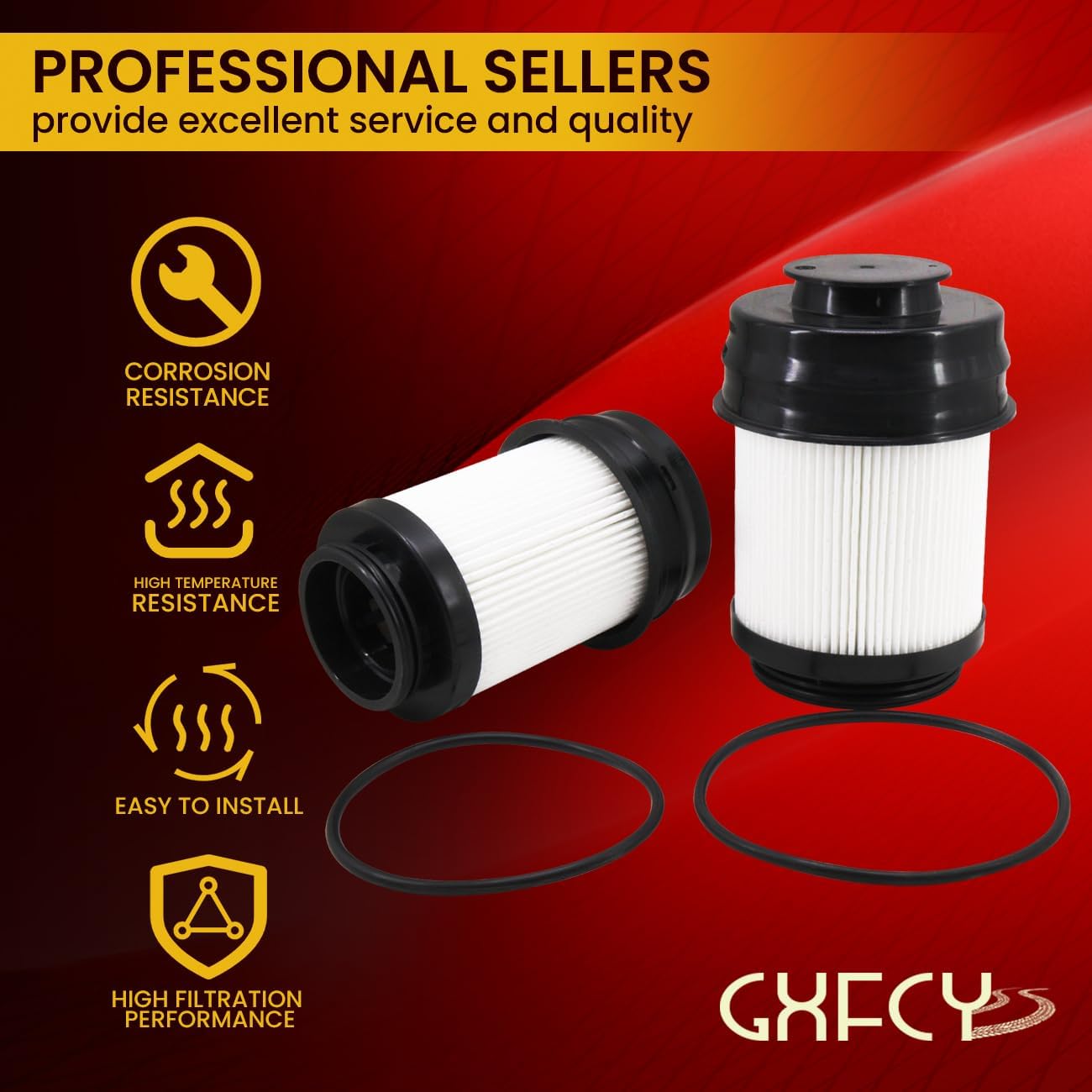 68677800AA Fuel Filter Compatible with 2025+ Dodge Ram 2500 3500 4500 5500 6.7L Turbo Diesel Engines(Pack of 1)
