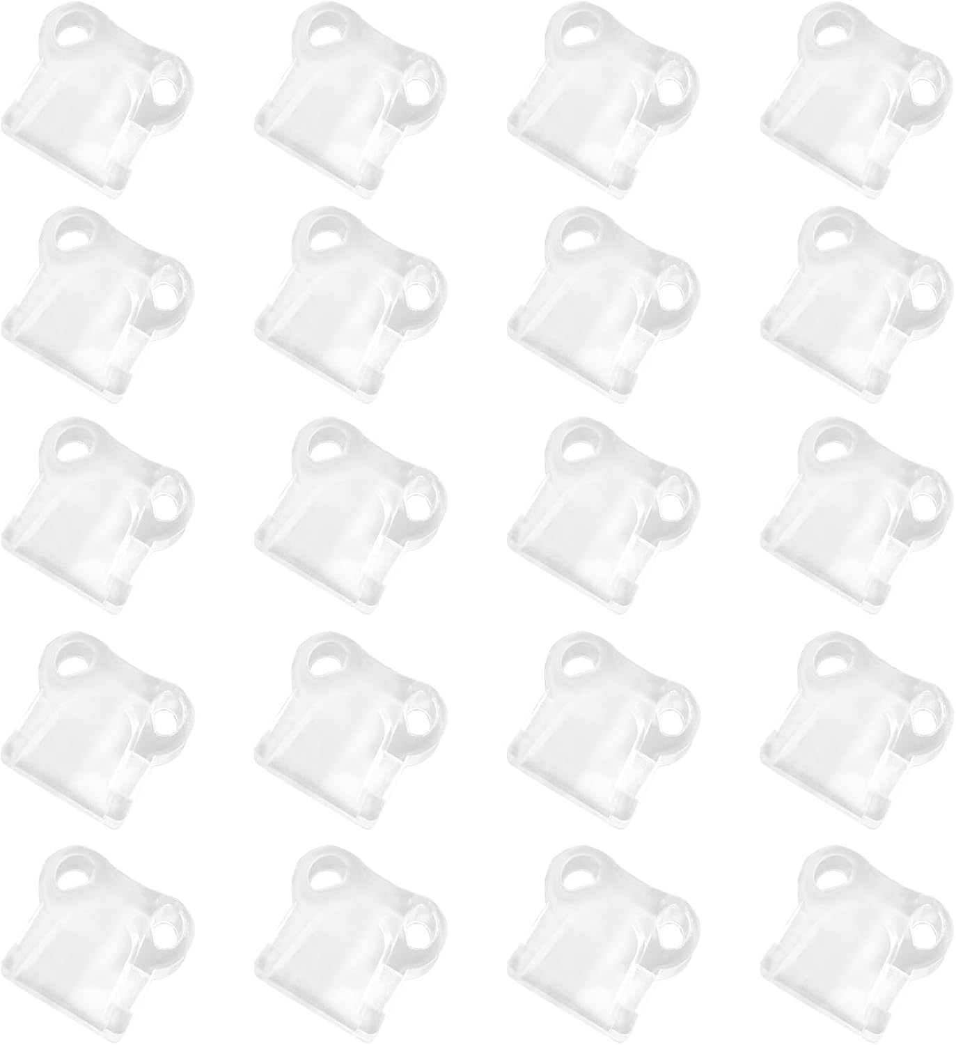 20 Pcs Nailer No Mar Tips, Transparent Plastic 18 Gauge Nail Gun Tips Compatible with N558471 N569446