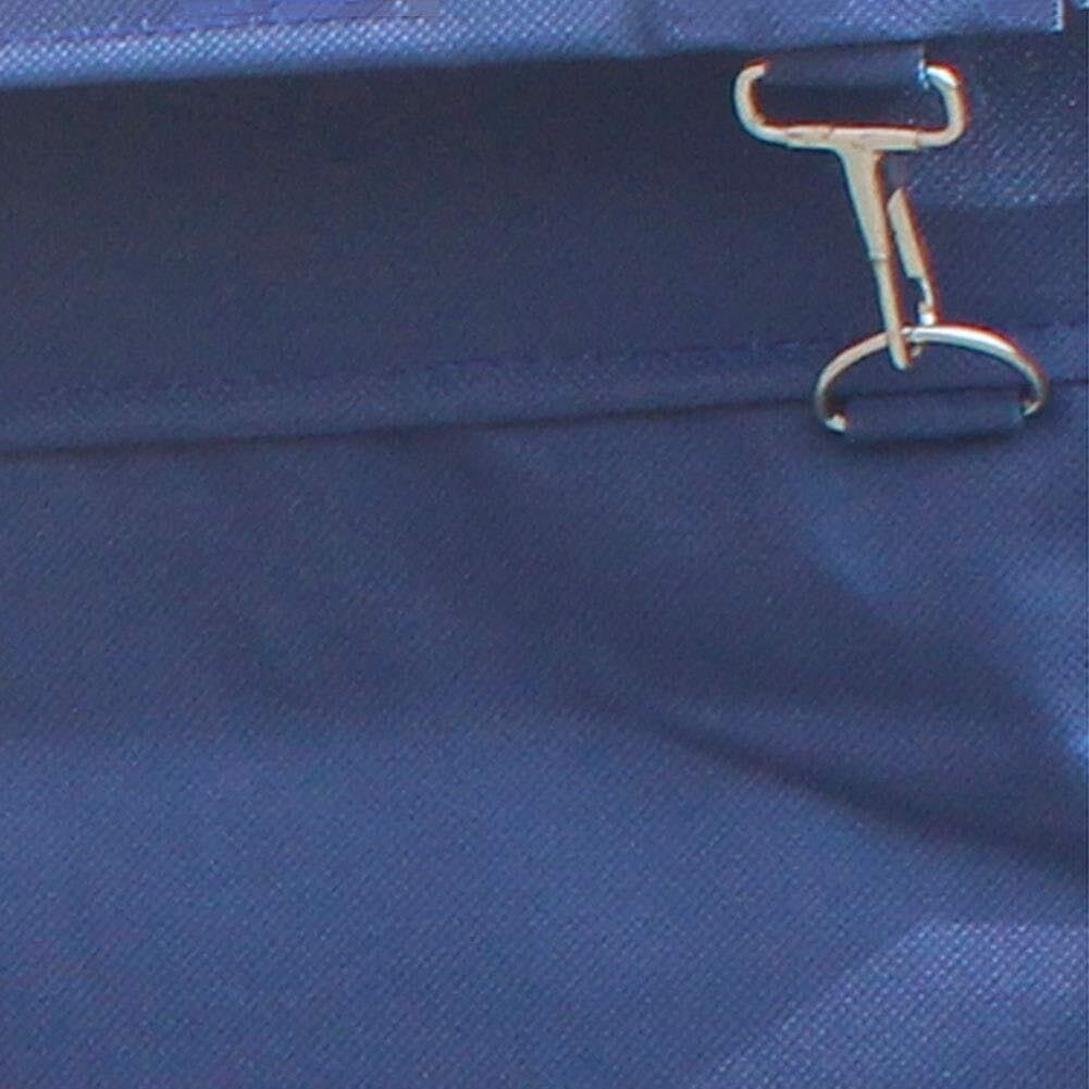 Carrito de Servicio de Acero Inoxidable con Tela Oxford, 10 Tubos de Acero, extraíble y fácil de Limpiar – Carro de Servicio para hoteles y restaurantes.,