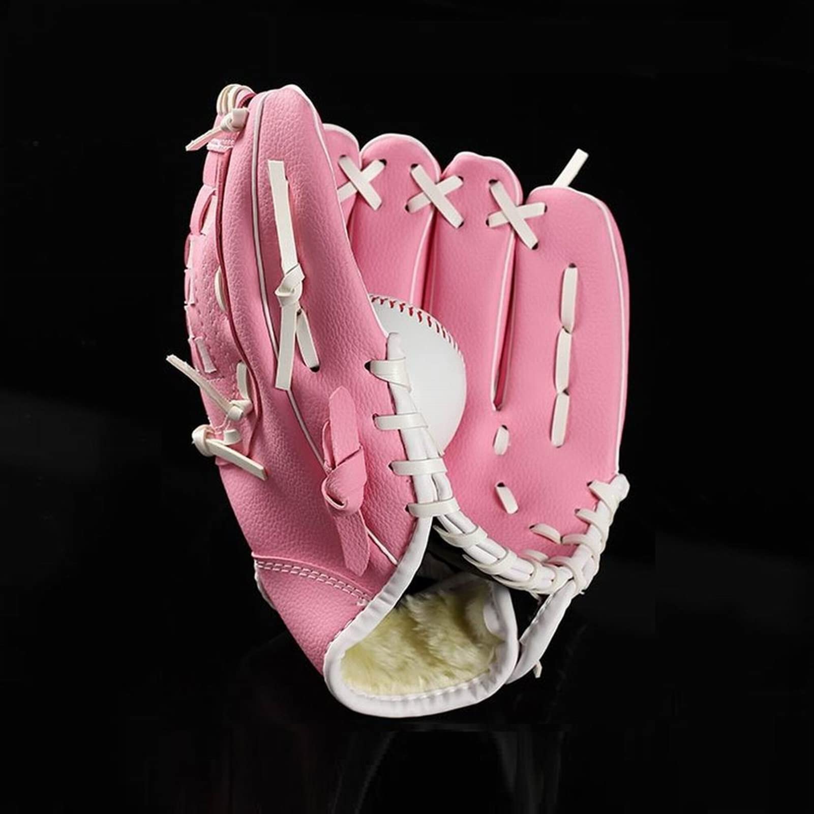Guante de béisbol para niños/jóvenes/adultos Deportes al aire libre Guante de béisbol Espesar Lanzador de campo Guante de softbol para adultos Hombre Mujer Niños Béisbol para niños Niñas Equ